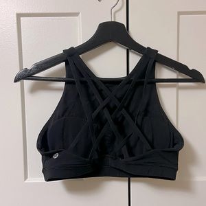 Lululemon | Strappy back high neck sports bra